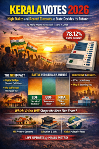 Kerala Votes 2026: High Stakes and Record Turnouts as State Decides Its Future