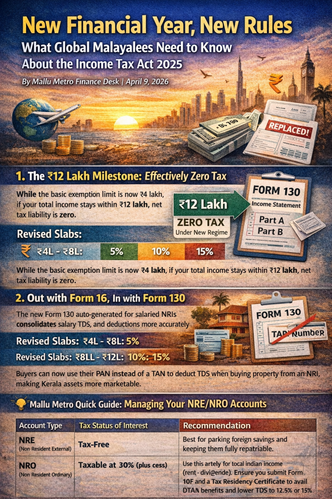 New Financial Year, New Rules: What Global Malayalees Need to Know About the Income Tax Act 2025