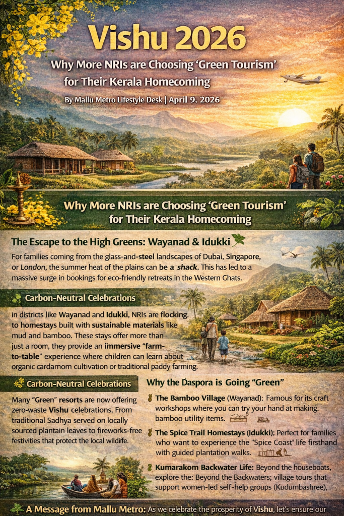 Vishu 2026: Why More NRIs are Choosing ‘Green Tourism’ for Their Kerala Homecoming