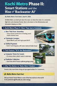 Kochi Metro Phase II: Smart Stations and the Rise of "Backwater AI"