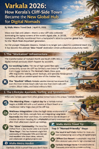 Varkala 2026: How Kerala’s Cliff-Side Town Became the New Global Hub for Digital Nomads
