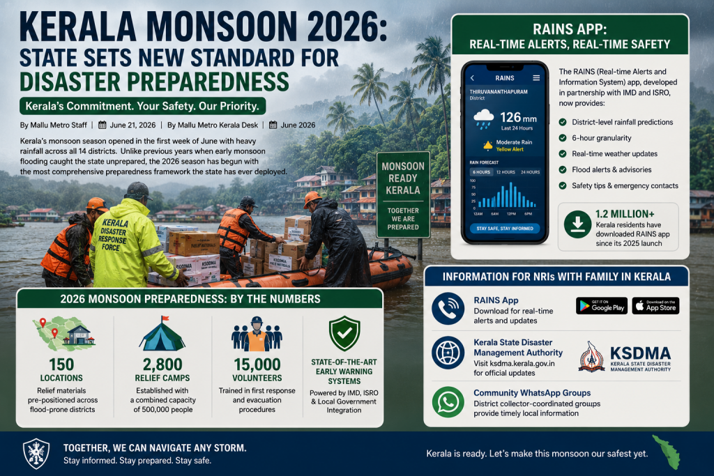Kerala Monsoon 2026: State Sets New Standard for Disaster Preparedness