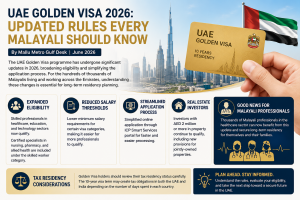 UAE Golden Visa 2026: Updated Rules Every Malayali Should Know