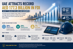 UAE Attracts Record AED 177.3 Billion in FDI - What It Could Mean for Jobs and Business
