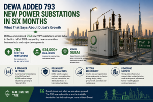 DEWA Adds 793 New Power Substations in Six Months - What It Says About Dubai’s Growth