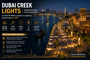 Dubai Creek Lights: What the AED 80 Million Waterfront Project Could Change by 2027