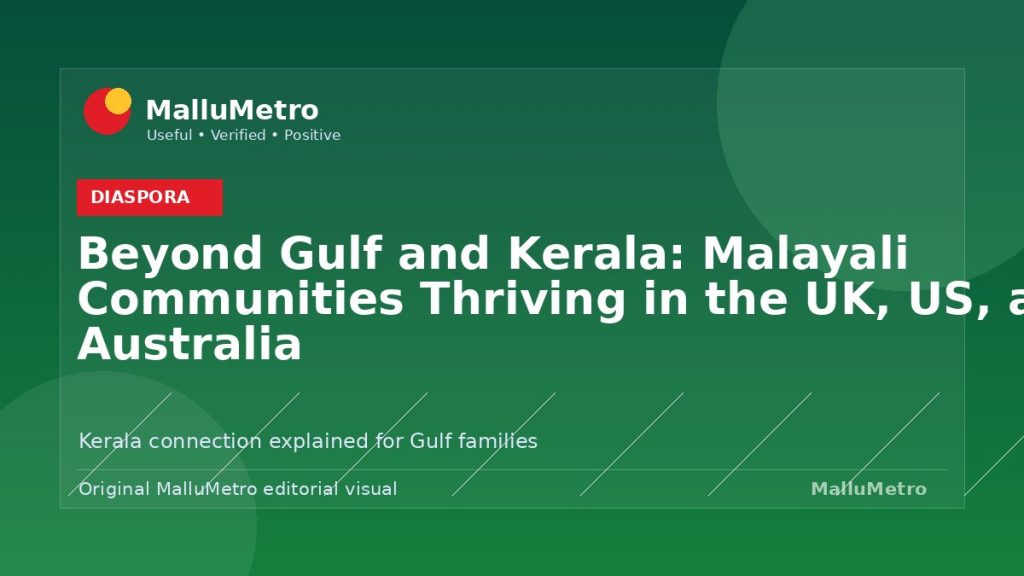 Beyond Gulf and Kerala: Malayali Communities Thriving in the UK, US, and Australia - Diaspora update for MalluMetro readers
