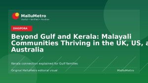 Beyond Gulf and Kerala: Malayali Communities Thriving in the UK, US, and Australia