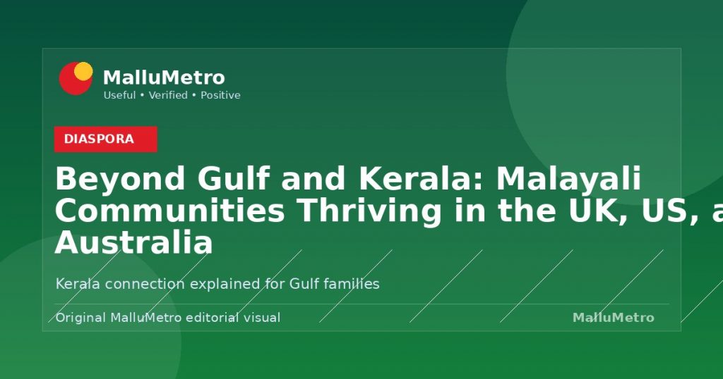 Beyond Gulf and Kerala: Malayali Communities Thriving in the UK, US, and Australia - Diaspora update for MalluMetro readers