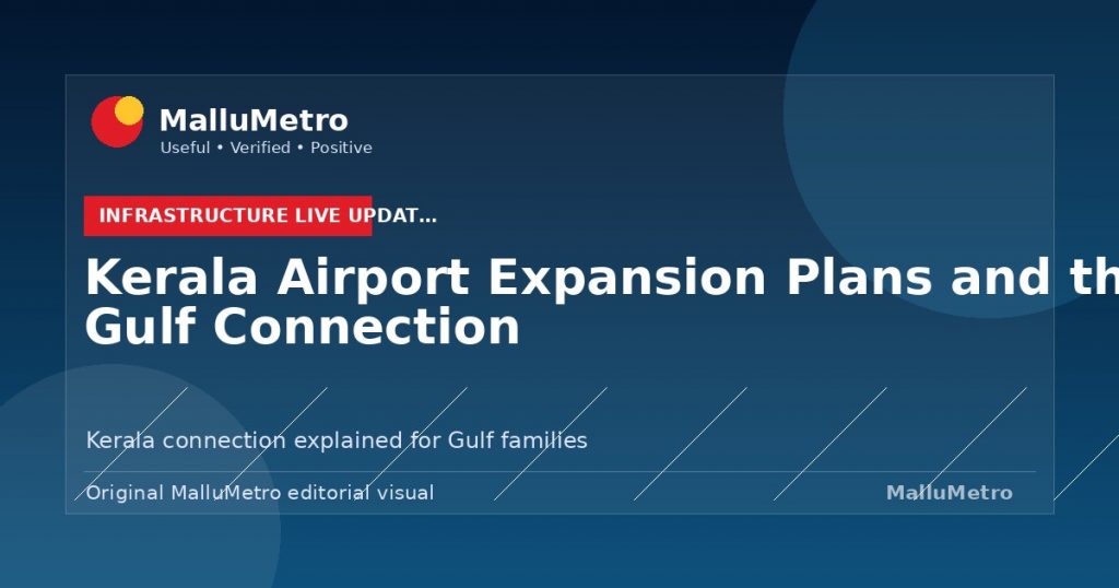 Kerala Airport Expansion Plans and the Gulf Connection - Infrastructure Live Updates update for MalluMetro readers