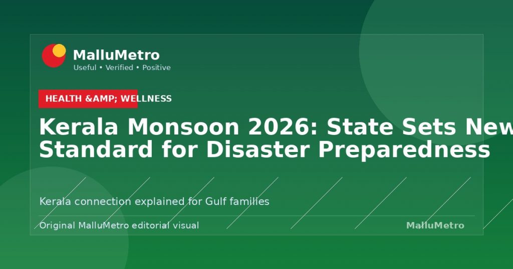 Kerala Monsoon 2026: State Sets New Standard for Disaster Preparedness - Health & Wellness update for MalluMetro readers