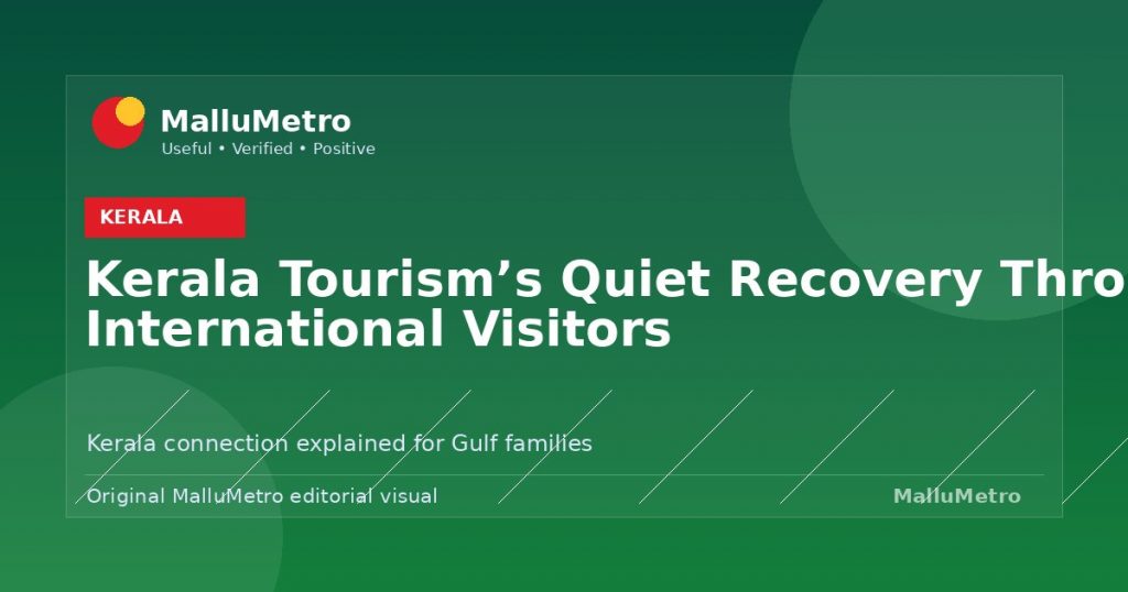 Kerala Tourism’s Quiet Recovery Through International Visitors - Kerala update for MalluMetro readers