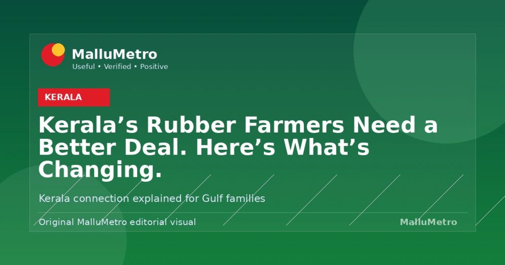 Kerala's Rubber Farmers Need a Better Deal. Here's What's Changing. - Kerala update for MalluMetro readers