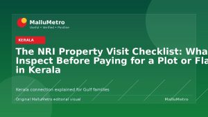The NRI Property Visit Checklist: What to Inspect Before Paying for a Plot or Flat in Kerala