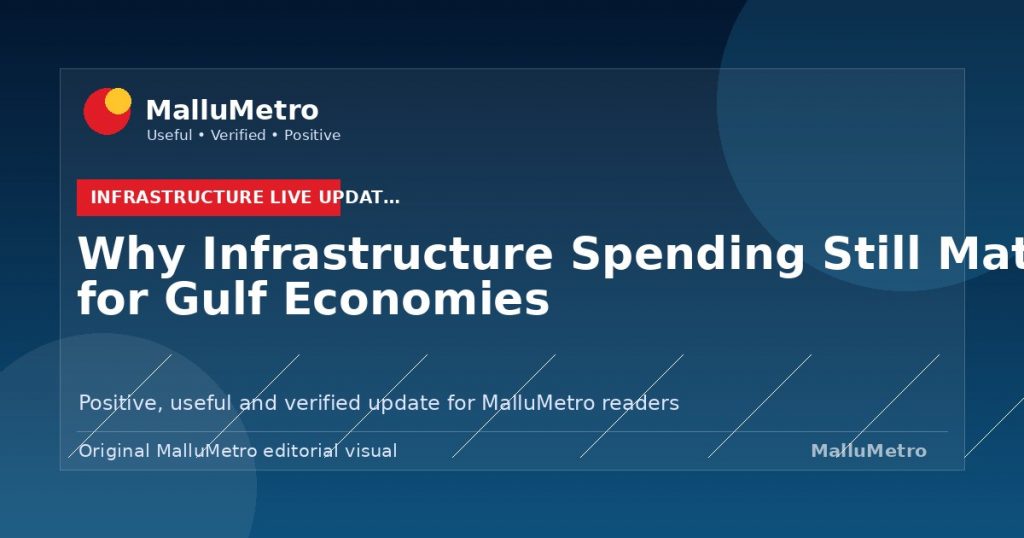 Why Infrastructure Spending Still Matters for Gulf Economies - Infrastructure Live Updates update for MalluMetro readers